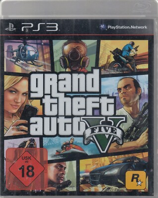 Grand Theft Auto V (Sony PlayStation 3, 2013) mit Los Santos Karte