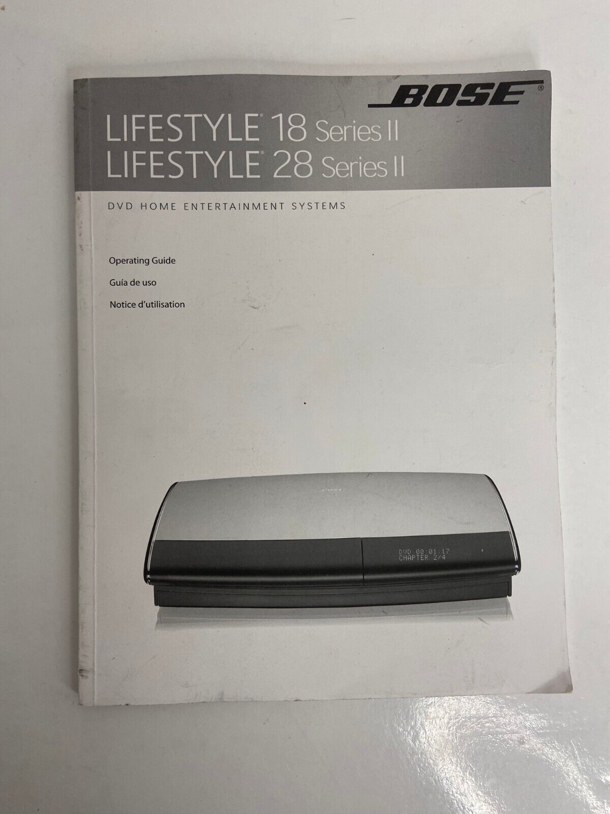 Slagter Han rig 🥝 Bose Lifestyle DVD Home Entertainment Systems 18, 28, 25, 38 Operating  Guide | eBay