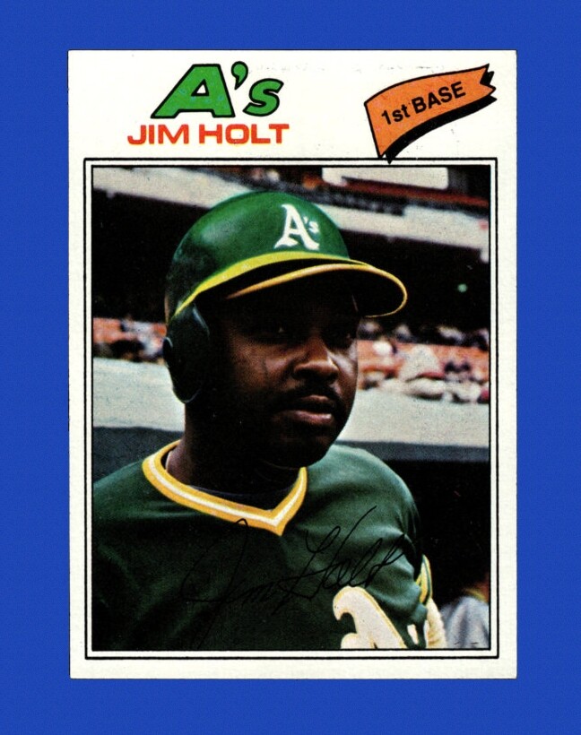 1977 Topps Set-Break #349 Jim Holt NM-MT OR BETTER *GMCARDS*