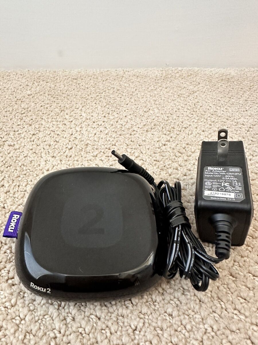 Roku 2 (3rd Generation) Media Streamer Model 2720X. Black Roku 2 (3rd Generation) Media Streamer Model 2720X. Black