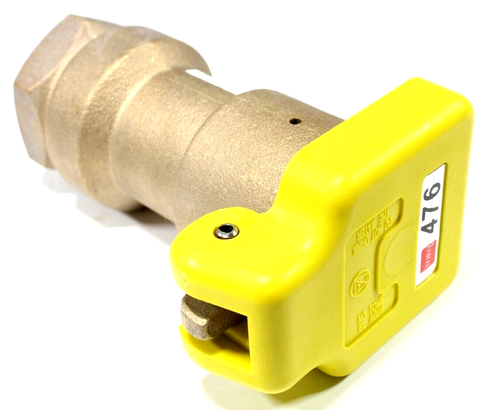 Toro 476-01, 1-1/2" Quick Splinkler Coupler - Yellow Vinyl Cover - Picture 3 of 3