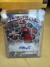 2023 Bowman's Best University - Elements of the Game Autographs Carson Beck /75