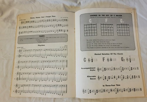 MODERN GUITAR METHOD Songbook Sheet Music Instructional Mel Bay Learn Cords Song - Picture 10 of 11