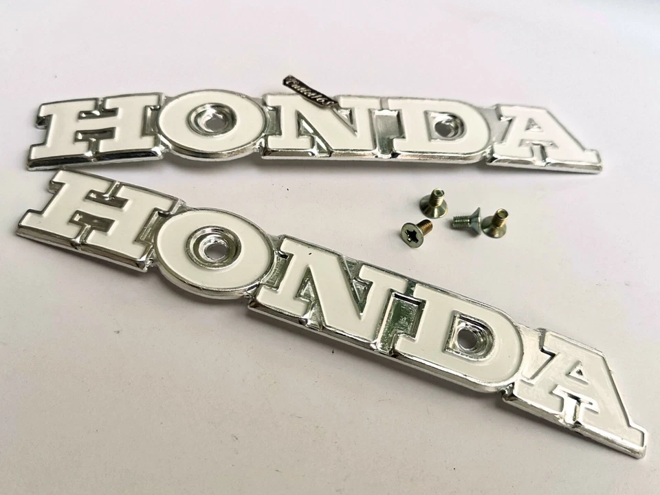 Emblema do tanque de combustível Honda CB100 K2 CL70 CL100 CL90 CB90 SS50 SL100 CB350 CL350 - Imagem 2 de 4