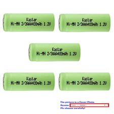 Kastar 2/3AAA 400mAh Battery Replace for Photo devices and Electronic projects