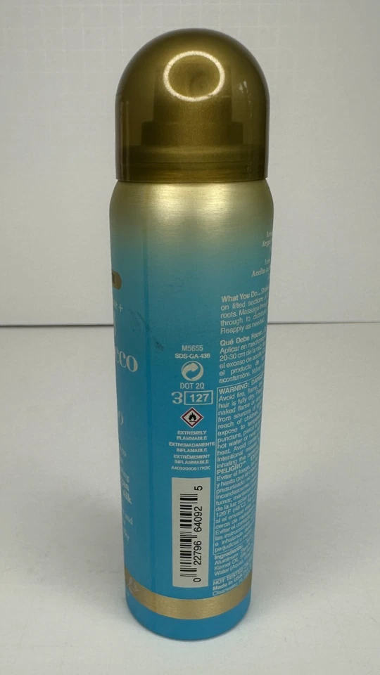 Champú seco OGX Refresh & Revitalize + aceite de argán de Marruecos 1,75 OZ - Paquete de 2 Foto 3 de 4