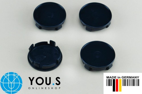 4 Coprimozzi 15 Pollici Tunershop Run IV Argento Nero per Fiat VW