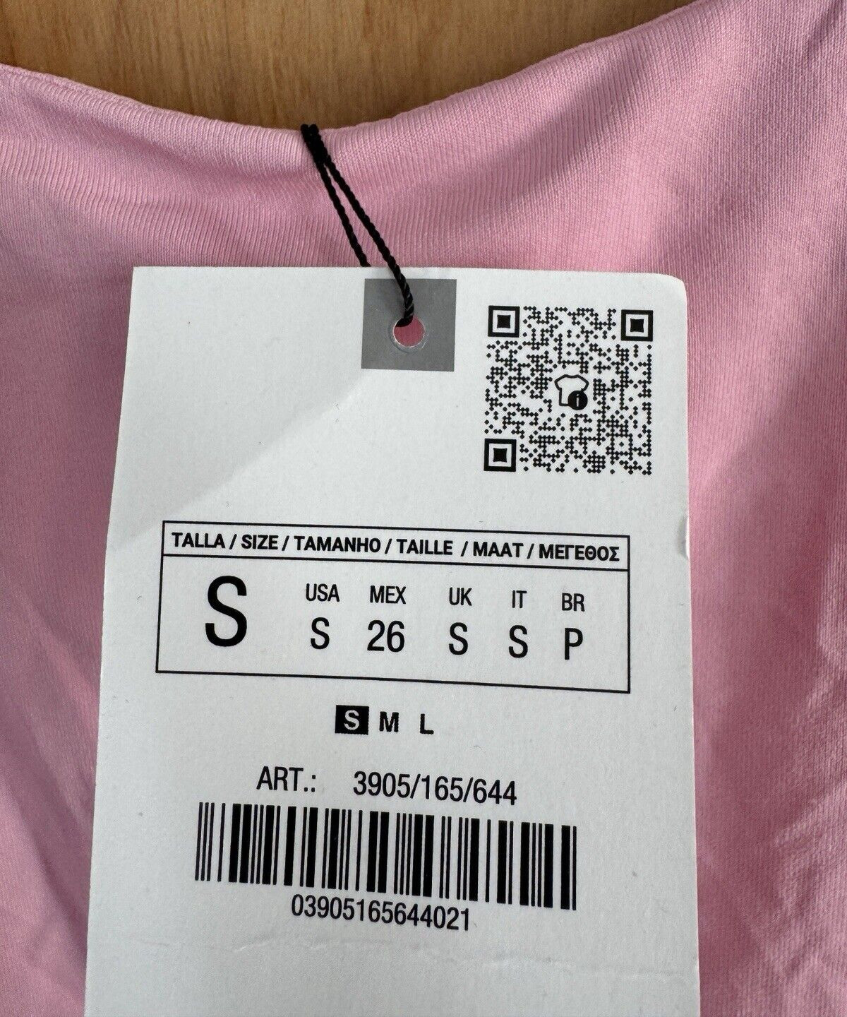 Zara Polyamide Long Pink Midi Dress Super Soft Slimming Comfort Size S NWT