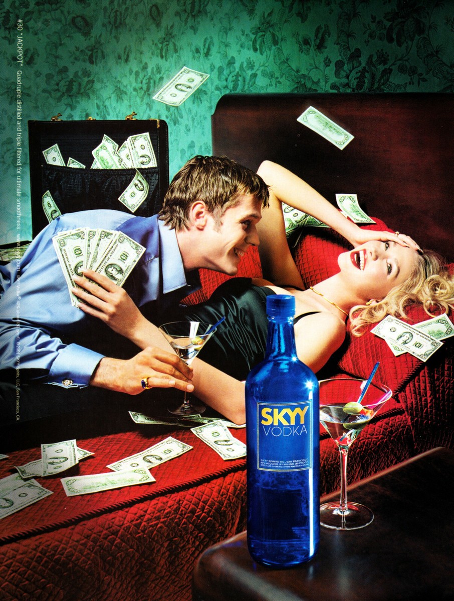 SKYY VODKA AD #30 RARE 2001 OOP #30 JACKPOT | eBay