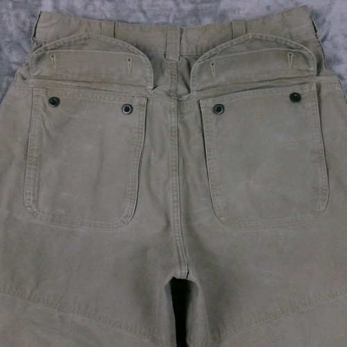 vtg POLO Ralph Lauren Cotton Duck Canvas Double Knee Workwear Utility Pant 34x33 - Picture 9 of 15