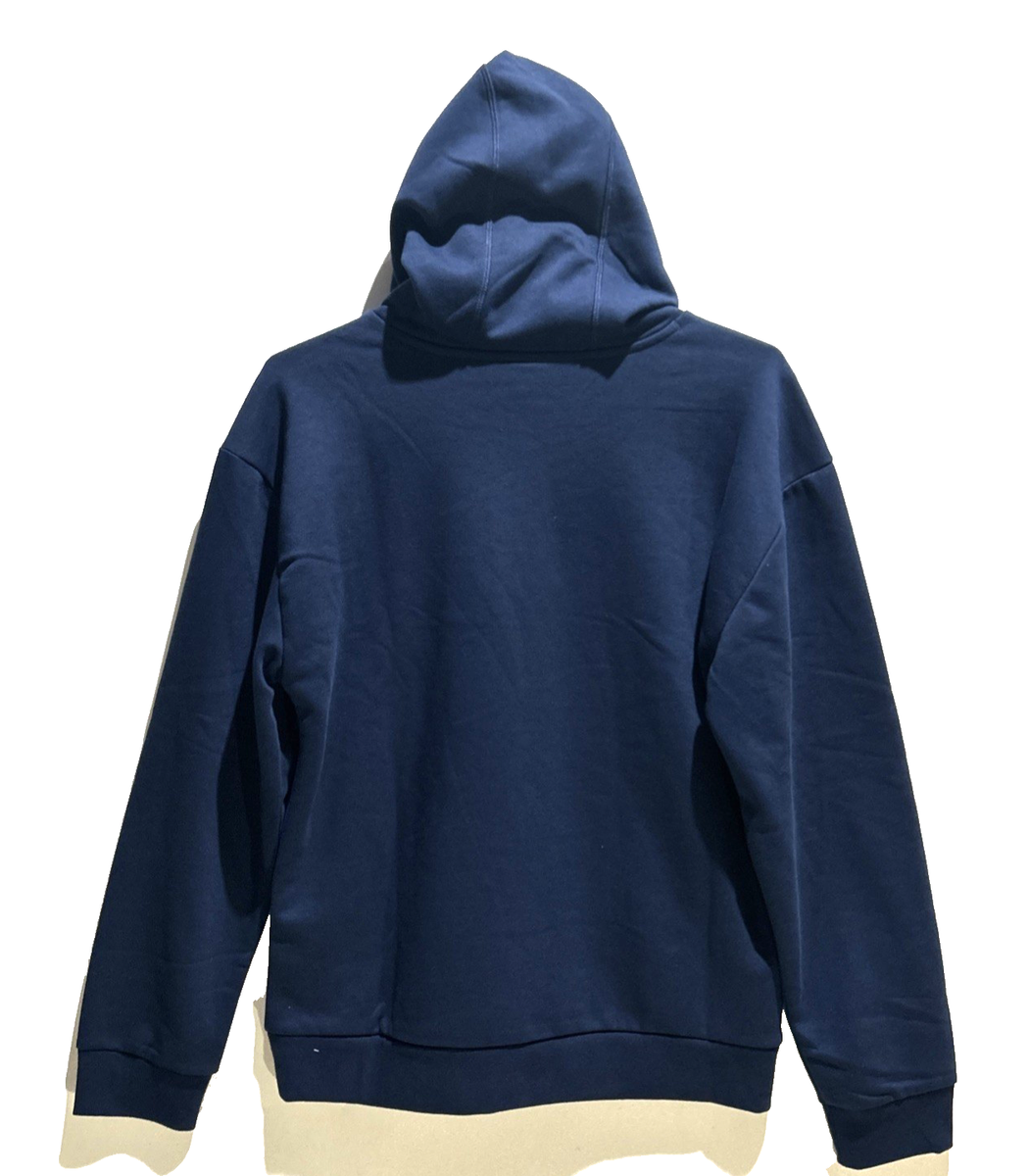 Adidas Youth XL 18/20 Hoodie Royal Navy Blue Colorblock Pullover