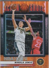 NIKOLA JOKIC Action Shots DENVER NUGGETS INSERT Basketball Card NBA Hoops SERBIA