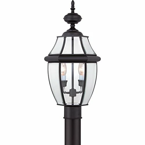 Quoizel NY9042K 2-Light Newbury Outdoor Lantern in Mystic Black - Picture 1 of 9
