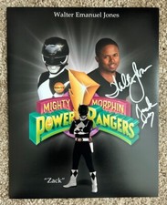 Mighty Morphing Black Power Ranger Print by Walter E Jones w/PROTECTIVE SLEEVE