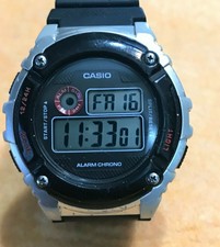casio alarm chrono silver