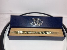 D.Nore Paris Blue Glass Pen With Original Box