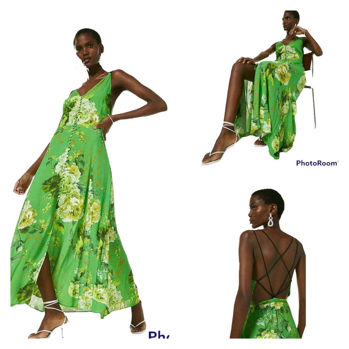 Karen millen top lime dress