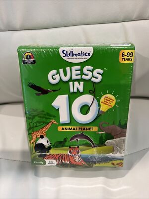 Skillmatics Card Game Guess in 10 Animal Planet, Perfect for Boys, Girls, Kids