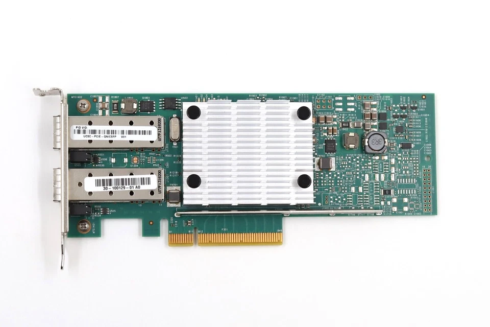 QLogic QLE8442-CU-CSC Dual-Port 10GbE PCIe x8 SFP Network Adapter Tested Working - Image 2 of 4