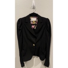 Leifsdottir Black Blazer. Size 4