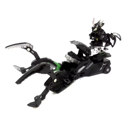 Bakugan Black Darkus Titanium Dragonoid & Bakugan Mobile Assault Black Demolitor