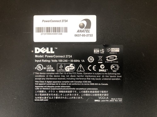 Dell 2724 con daños leves a los puertos SFP Dell PowerConnect 2724 (IVA incluido) - Imagen 3 de 7