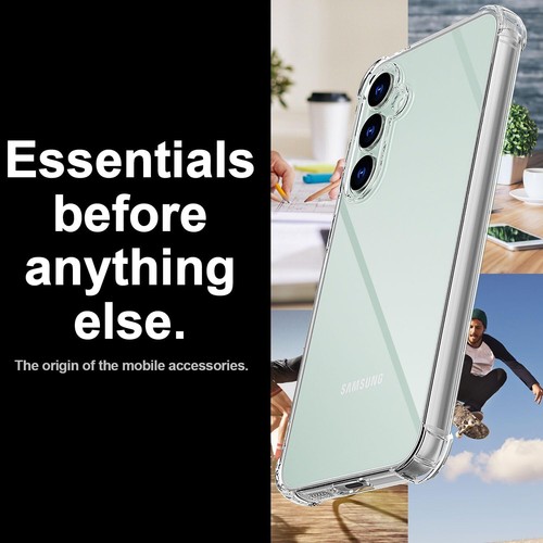 For Samsung Galaxy S23 FE 5G S22 S21 Ultra Clear Case Screen Protector TPU Cover - Picture 16 of 29