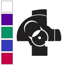 AK47 Boltface Rifle, Vinyl Decal Sticker, Multiple Colors & Sizes #2972