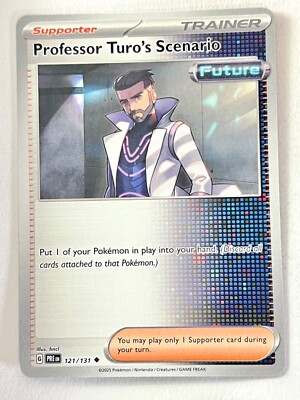 Professor Turo s Scenario 121/131 Prismatic Evolutions Pokemon TCG Near Mint NM