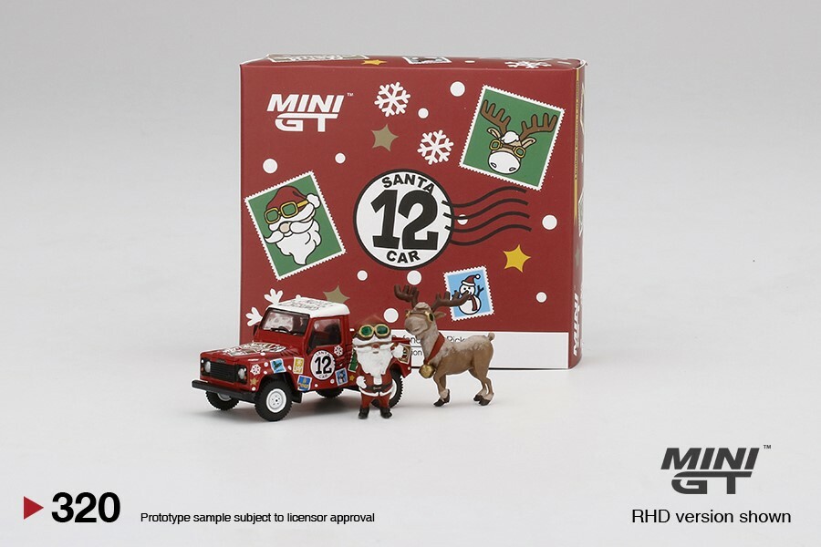 Mini GT 1:64 Land Rover Defender 90 Pickup 2021 Christmas