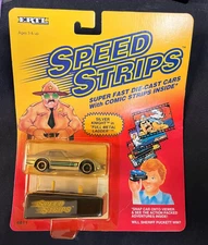 1990 ERTL Speed Strips Silver Knight in Full Metal Ladder Car Diecast NEW AA D