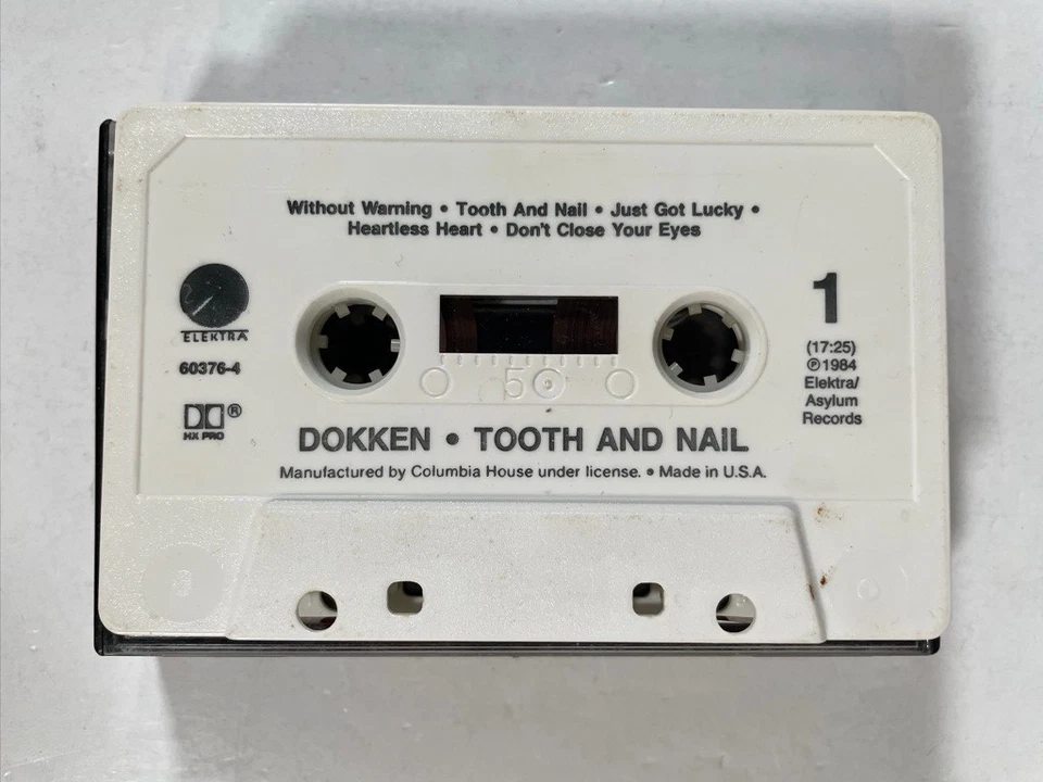DOKKEN Tooth And Nail Cassette Tape 1984 - Image 3 of 4