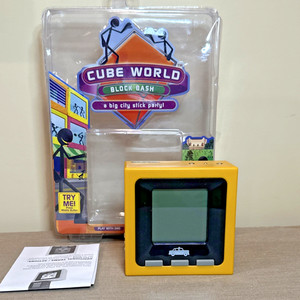 Radica Cube World Block Bash Tested Working, Original Box and Manual