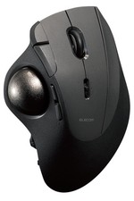 Elecom Trackball Mouse IST Pro M-IPT10MRSBK Black PC Accessories with Box