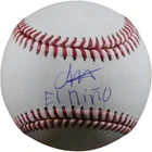 Jesus Made Autographed Milwaukee Brewers OML Baseball El Nino Beckett 56302