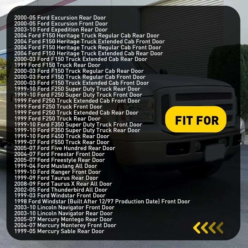 Un par de actuadores eléctricos de bloqueo de puerta izquierda y derecha para Ford Expedition F150 Heritage Foto 3 de 4