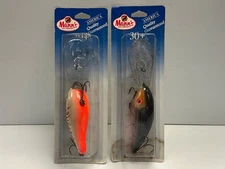 Mann's 30+ Lure Lot 3/4 oz Foil Flake Shad & Bone/Brown Stripes