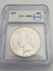 1923 Peace Silver Dollar ICG MS63