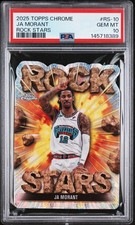 2025 Topps Chrome Rock Stars #RS-10 Ja Morant PSA 10