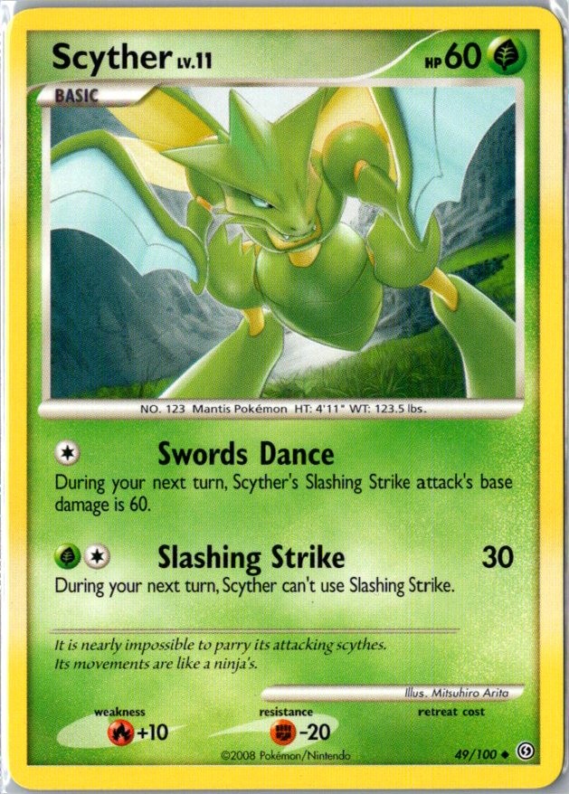 Scyther 49/100 Uncommon Stormfront LP