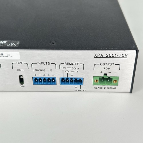 Extron XPA 2001-70V Mono 70V Power Amplifier – 200W RMS Class D - Picture 4 of 7