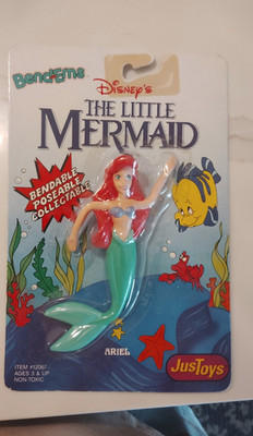 JustToys Disney The Little Mermaid Ariel Bendable Poseable Collectible Figure