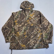 Real Tree Jacket XL Brown Mens 1/2 Zip Military Field Hunting Camo Coat