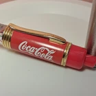 Vintage Collectable Coca-Cola  Gold Plated Pen with Original 90's Logo.