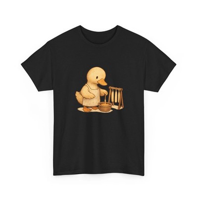 Funny Duck Duckling Unisex Black T-shirt