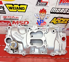 Bbc Chevy Edelbrock Egr Performer 2-0 Aluminum Intake Manifold Oval Port 3761 Bbc Chevy Edelbrock Egr Performer 2-0 Aluminum Intake Manifold Oval Port 3761