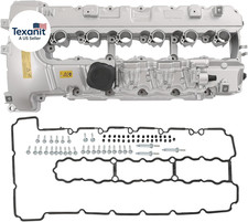 Upgraded Aluminum Engine Valve Cover with Gaskets 11127565284 Replacement for BM