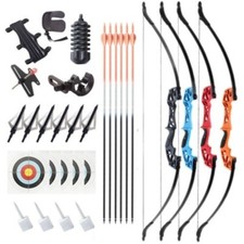 40 Pound Archery 53 Inch Recurve Bow And Arrow Set Suitable for Beginners