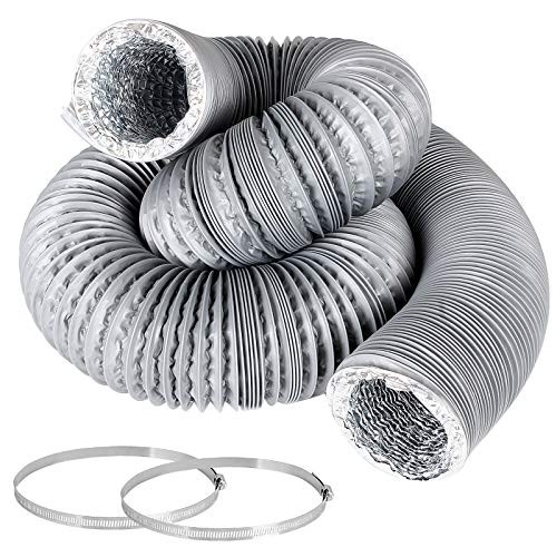 3 Inch 16 Feet Air Duct Flex Air Aluminum Foil Ducting Dryer Vent Hose HVAC - Picture 8 of 8