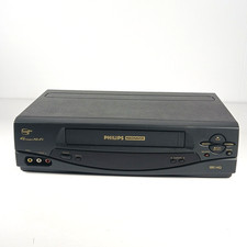 Philips Magnavox VHS VCR Player VRZ262AT22 Tested and Working-No Remote 4-Head